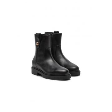 Botine dama  YI51CIT WU0000 - Piele naturala - Negru
