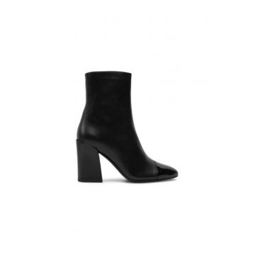 Botine dama  YI65FNU NE0000 - Piele naturala - Negru