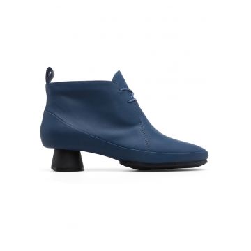 Botine de piele cu toc masiv Alright 825