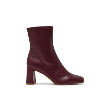 Botine de piele ecologica cu toc masiv Odesa