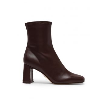 Botine de piele ecologica cu toc masiv Odesa