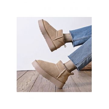 Ghete bej din piele naturala JB1924 118 13692 Ghete bej din piele naturala JB1924 118 13692