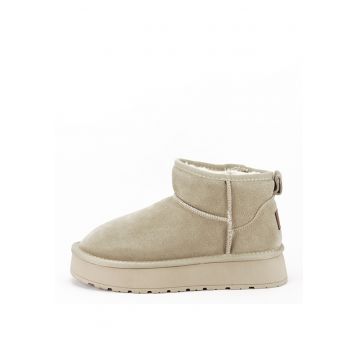 Ghete bej din piele naturala SW-012 111 15912 Ghete bej din piele naturala SW-012 111 15912