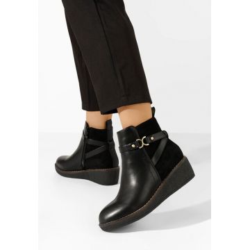 Botine cu platforma Dazie negre