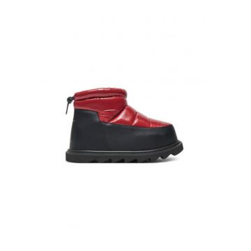 Botine dama  10884839190 - Textil - Rosu
