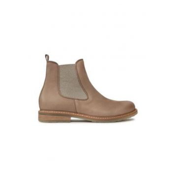 Botine dama 303142698 -  Piele naturala - Maro