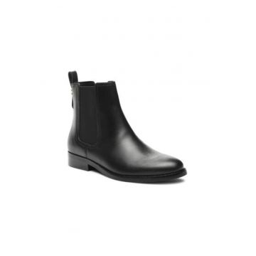 Botine dama  CN143 - Piele naturala - Negru