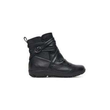 Botine dama negre -  piele naturala