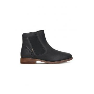 Botine dama -  negru - material piele naturala