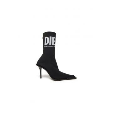 Botine dama  Y03492P3120 - Textil - Negru