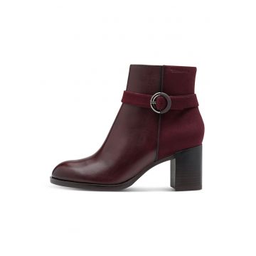 Botine de piele intoarsa ecologica si piele