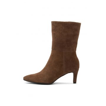 Botine din piele intoarsa cu fermoar Kaya