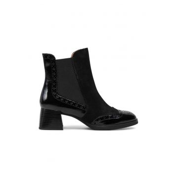 Botine Rio-I24 HI243588 Negru -  Piele naturala