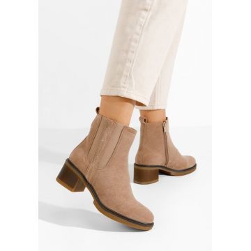 Ghete cu toc Zhiva bej