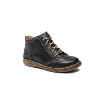 Ghete dama -  din piele naturala - culoare negru Ghete dama -  din piele naturala - culoare negru