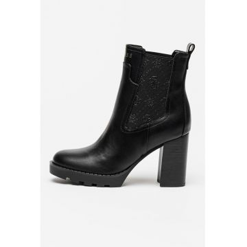 Botine Chelsea de piele ecologica Nealle