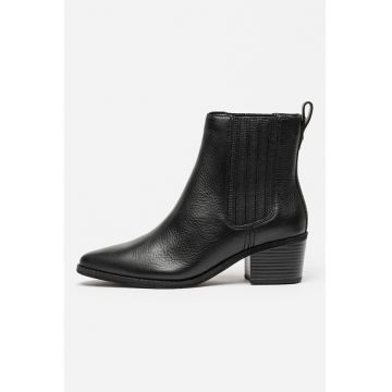 Botine cowboy de piele Morzine