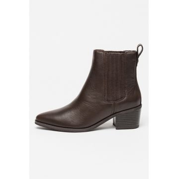 Botine cowboy de piele Morzine