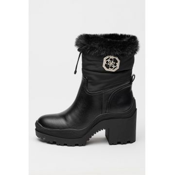 Botine cu toc masiv