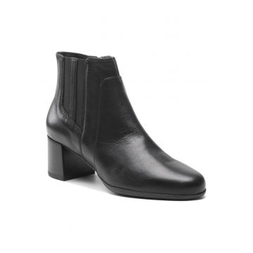 Botine dama 300196410 -  Piele naturala - Negru -