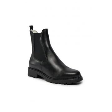 Botine dama 303142582 -  Piele naturala - Negru -