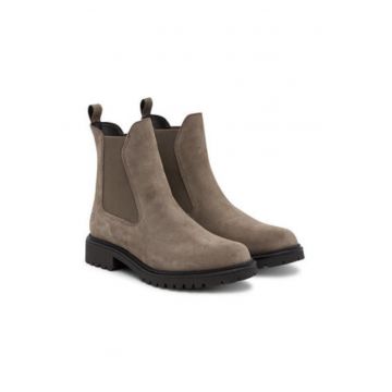 Botine dama 305246752 -  Piele naturala - Gri