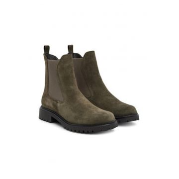 Botine dama 305246769 -  Piele naturala - Verde