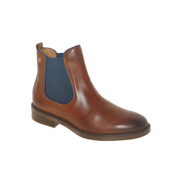 Botine dama  model PUERTOLLANO - piele naturala - confort maxim - culoare maro