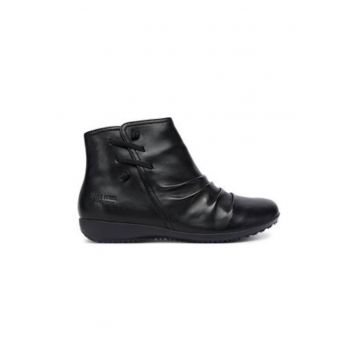 Botine dama -  negru - piele naturala