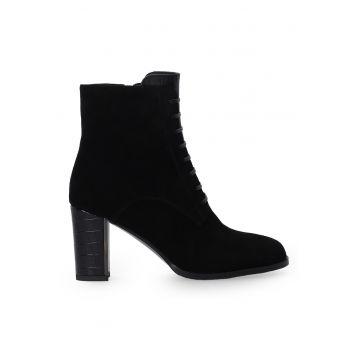 Botine din piele intoarsa