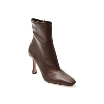 Botine elegante ALDO maro, RANABELILA 201, din piele ecologica