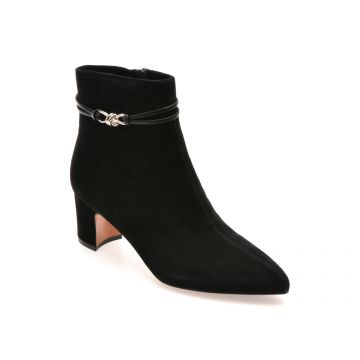Botine EPICA negre, 33M2523, din piele intoarsa