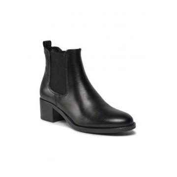 Botine dama 303136574 -  Piele naturala - Negru -