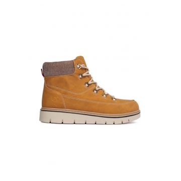 Botine dama -  53915 - Piele ecologica - Galben