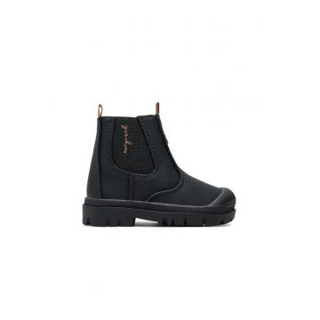 Botine dama -  85940 - Piele ecologica - Negru