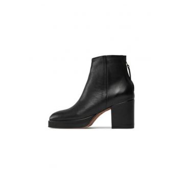 Botine dama  ELTON - Piele naturala - 37 EU - Negru