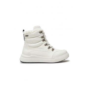Botine dama - Jana - 91962 - Piele ecologica - Alb