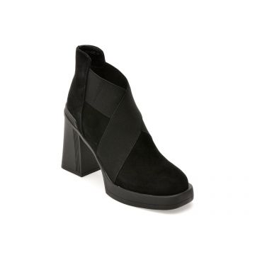 Botine GRYXX negre, H231, din piele intoarsa Botine GRYXX negre, H231, din piele intoarsa