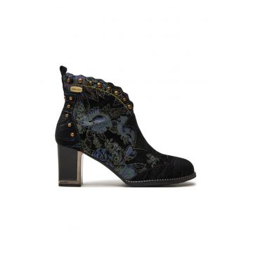 Botine dama -  304356 - Piele naturala - Albastru - Botine dama -  304356 - Piele naturala - Albastru -