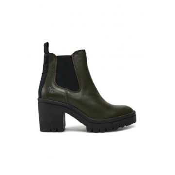 Botine dama 304466052 -  Piele naturala - Verde - Botine dama 304466052 -  Piele naturala - Verde -