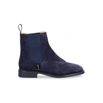 Botine dama 305604002 -  Piele naturala - Albastru inchis Botine dama 305604002 -  Piele naturala - Albastru inchis