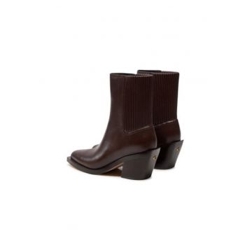 Botine dama  CN136 - Piele naturala - Maro Botine dama  CN136 - Piele naturala - Maro