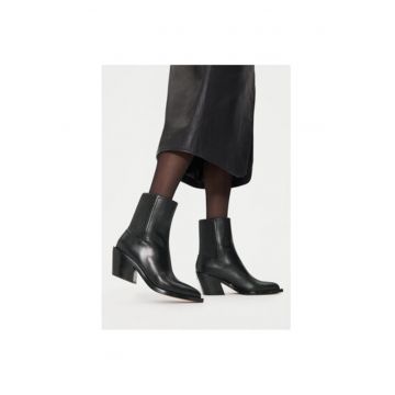 Botine dama  CN136 - Piele naturala - Negru Botine dama  CN136 - Piele naturala - Negru