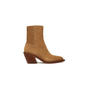 Botine dama  CU188 - Piele naturala - Maro Botine dama  CU188 - Piele naturala - Maro