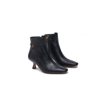 Botine dama  CU234 - Piele naturala - Negru Botine dama  CU234 - Piele naturala - Negru