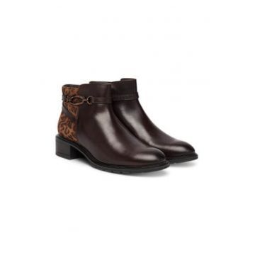 Botine dama -  din piele naturala - maro Botine dama -  din piele naturala - maro