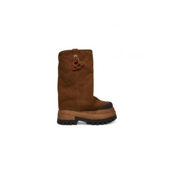 Botine dama  DISTURB - Piele naturala - Maro Botine dama  DISTURB - Piele naturala - Maro
