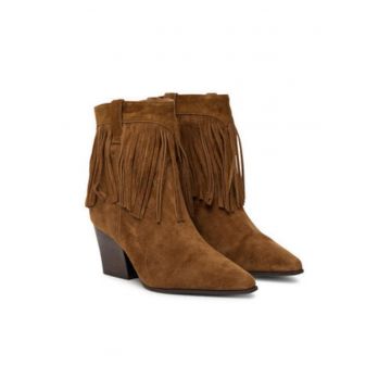 Botine dama -  maro - piele Botine dama -  maro - piele
