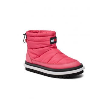 Botine dama -  material textil - roz - Botine dama -  material textil - roz -