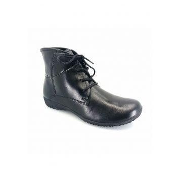 Botine dama Naly 09 -  Piele naturala - Negru - Botine dama Naly 09 -  Piele naturala - Negru -